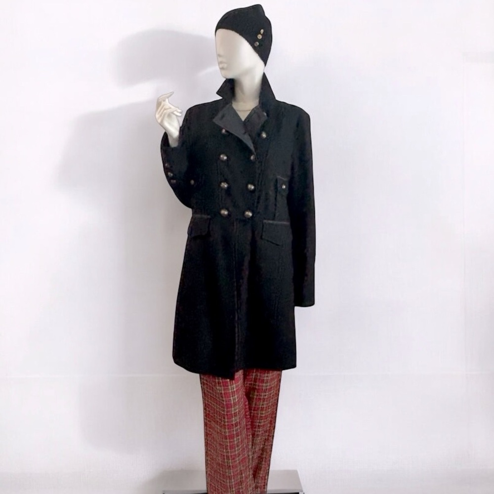 NWOT Wool Blend Military Inspired Waistcoat